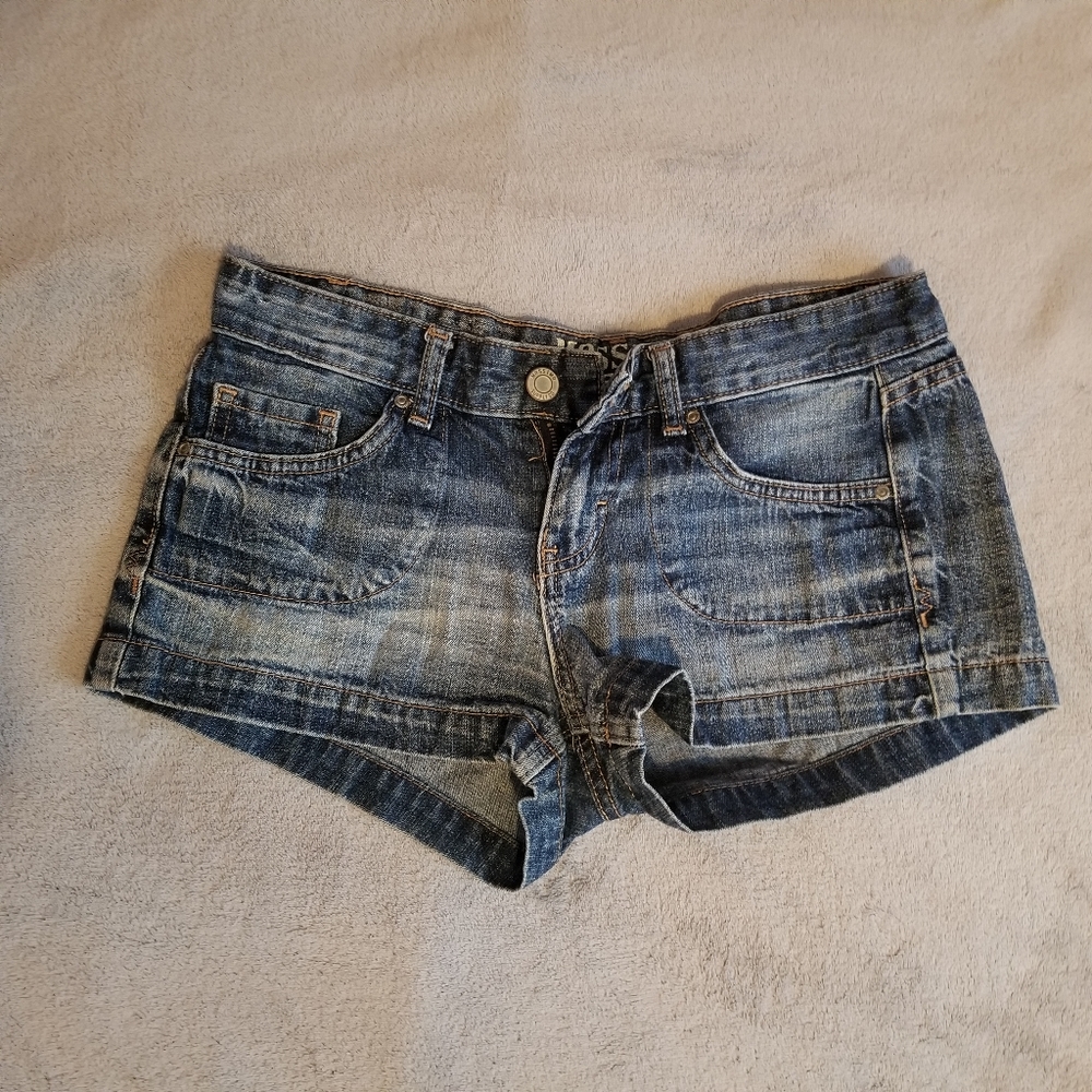 Denim shorts
